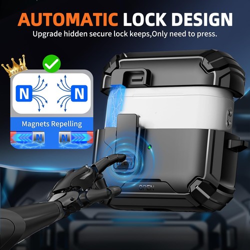 AirPods Pro Case Cover with Phone Stand & Cleaning Kit MagSafe Compatible - 第 4/6 張圖片