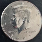 JFK HALF DOLLAR - 2007 D - VERY LOW MINTAGE - NIFC - BU - FREE SHIPPING