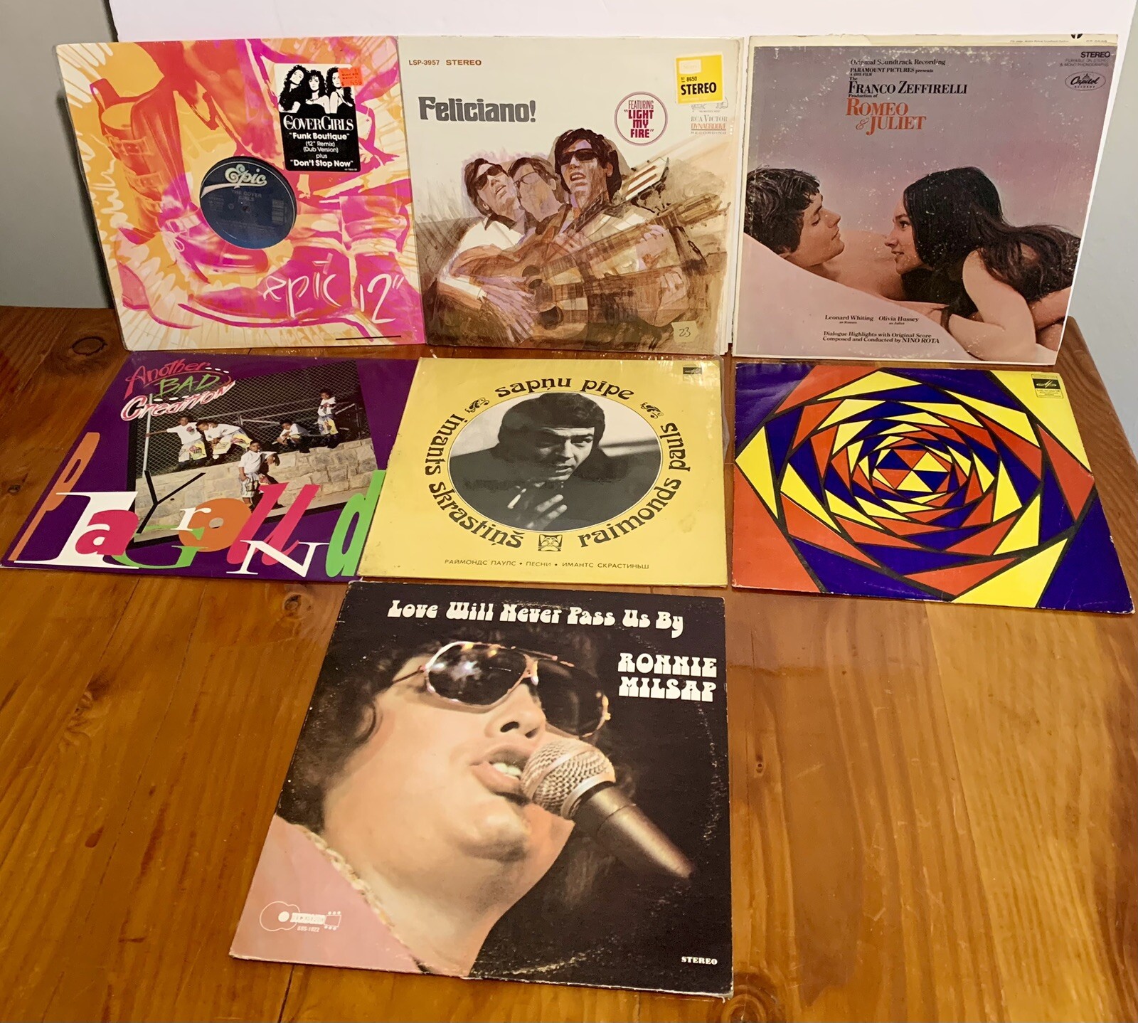 Vinyl Records LOT Of 7 Mixed Artists - Romeo @ Juliet- Ronnie Miller -Playground-image