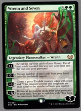 Wrenn and Seven 0207 Non Foil Mythic Duskmourn MTG Near Mint