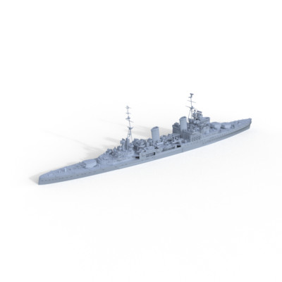 MRY-SFW 1:700 HMS Liverpool Gloucester class Light Cruiser