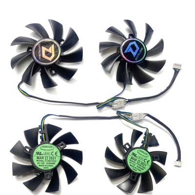 T129215BU Grafikkartenlüfter Kühler für Powercolor RX 5500 XT 5600XT