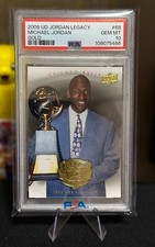 POP 79! PSA 10 MICHAEL JORDAN – 2009 UD JORDAN LEGACY GOLD #68 – GEM MINT