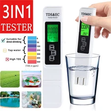 Digital Tester TDS EC PPM Meter Water Purity Hydroponics Water Quality Test Pen