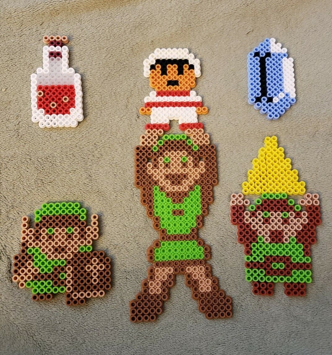 Legend of Zelda Link Perler Beads Zelda Nintendo Art 