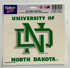 North Dakota Fighting Hawks Decal 4"x4" - Ultra Decal