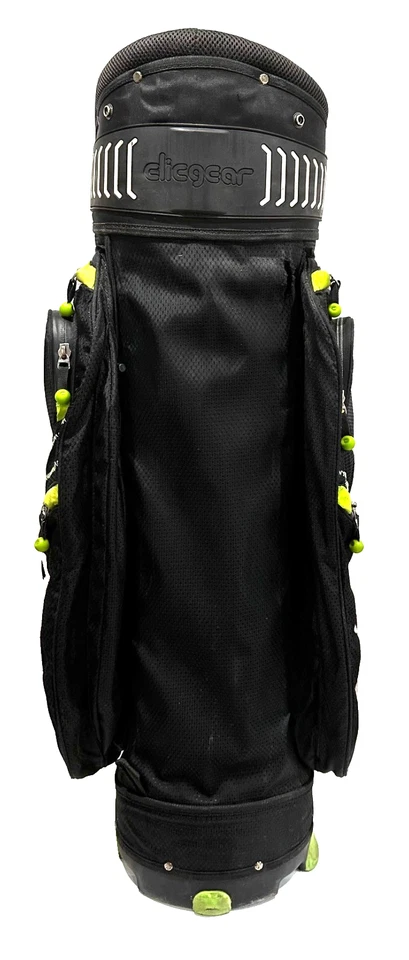 Bolsa de palos de golf Clicgear B3 negra verde divisor de 14 vías asa de transporte ligera Foto 2 de 4