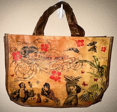NEW Vintage Trader Joe's Shopping Bag Tote  Sailing the Culinary Seas'' EXT RARE