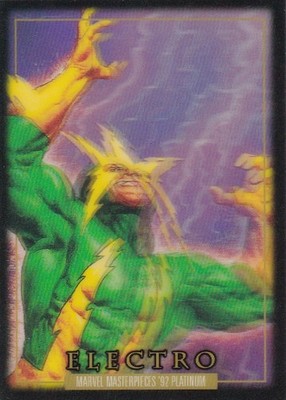 2024 Skybox Marvel Masterpieces '92 No. 23 Electro Lenticular