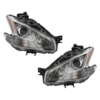 For Nissan Maxima 2009-2014 Headlights Driver And Passenger Side Pair NI2502177