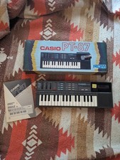 Casio PT-87 Mini Keyboard w Rom Pack OG Box A...