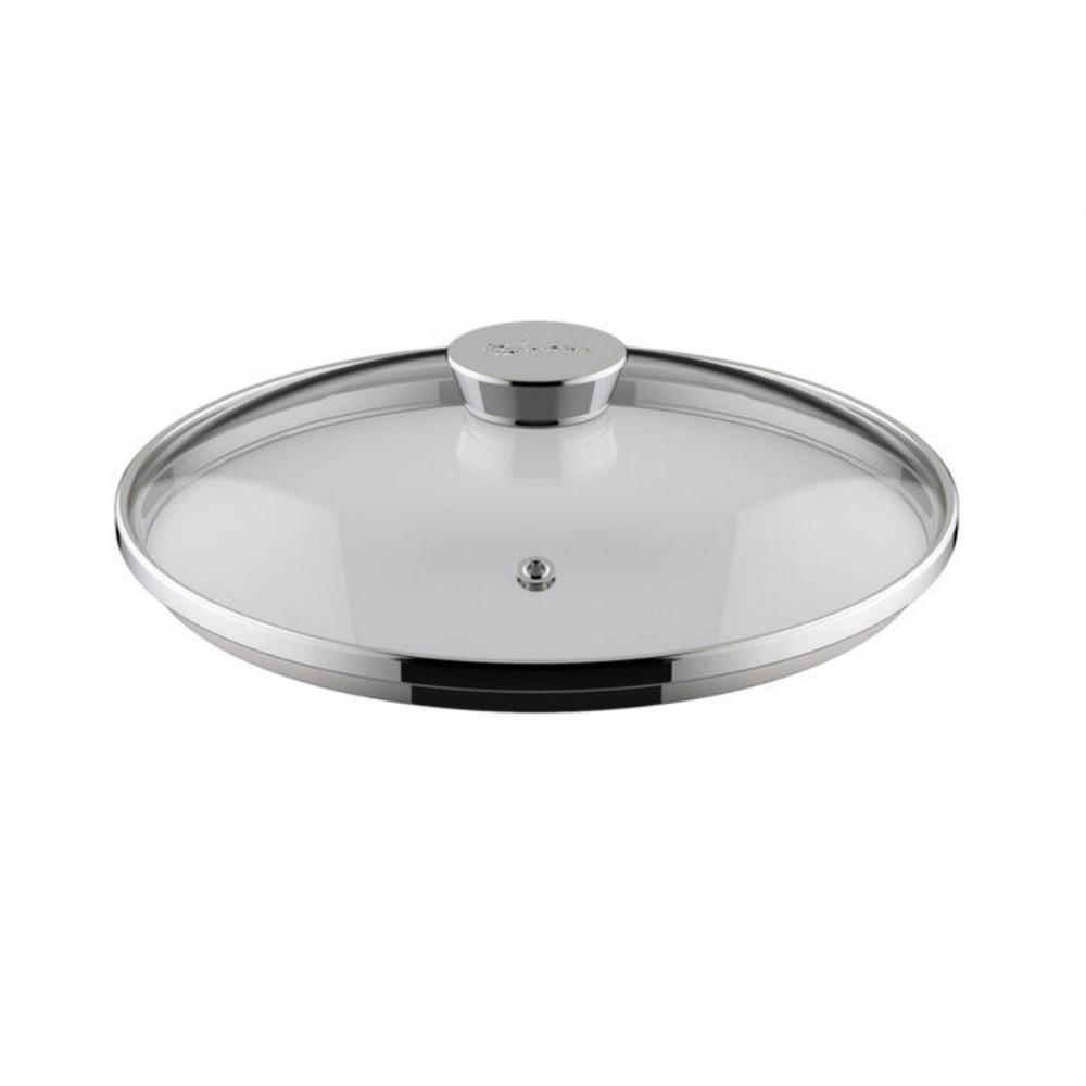 Couvercle en verre Lagostina 18cm avec valve de purge anti-condensation