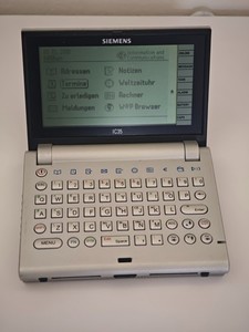 Siemens IC35 Organizer PDA Vintage + 16MB Karte Tasche funktion