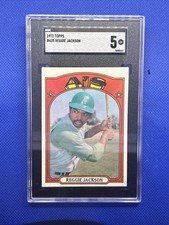 1972 Reggie Jackson Topps SGC 5