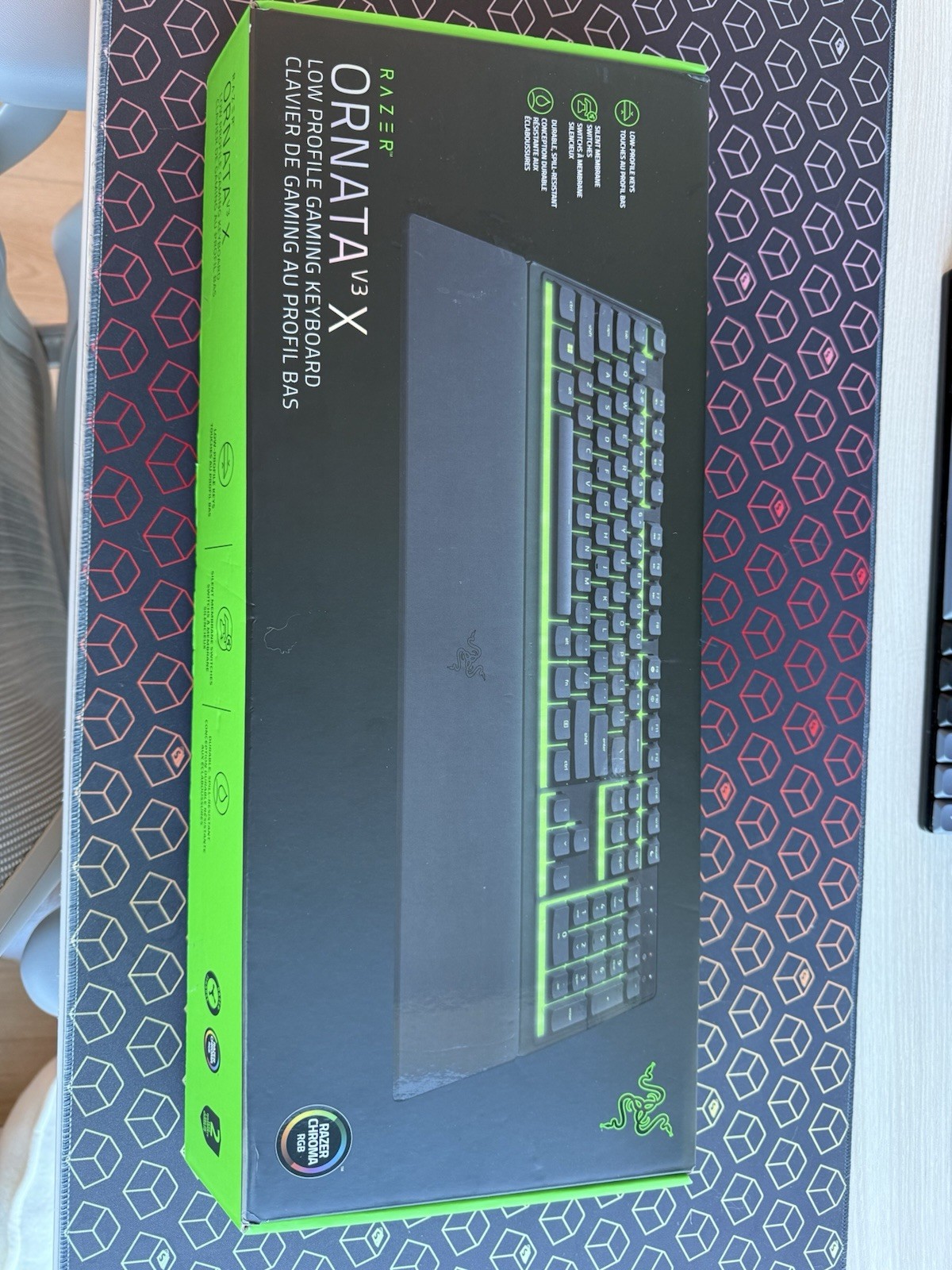 Razer Ornata V3 X Low Profile Gaming Keyboard. Open Box