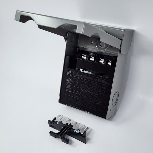 60A 240V Non-Fused AC Disconnect Switch Box Pull-Out NEMA Type 3R PDBX-60AN, A