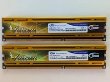 Team Group Vulcan RAM (4GBx2) 8GB DDR3-2133 TLYD34G2133HC10QBK Memory PC3-12800
