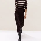 The White Company Satin Bias Cut Skirt In Oxblood RRP £125 Size 14 New