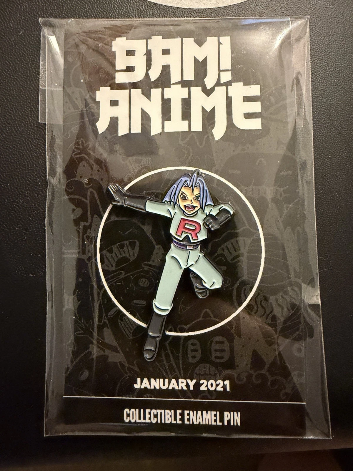 BAM! Anime Box: Collectible Enamel Pin- Pokemon (James )Team Rocket LE /250