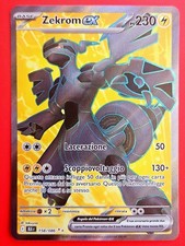 Carta Pokemon Zekrom ex Full Art - Luce Nera 158/086 Italiano