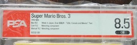 PSA (WATA) 8.5 CIB Super Mario Bros 3 w/ Box 8.0 Manual 9.2 Cart 9.2 NOT CGC VGA