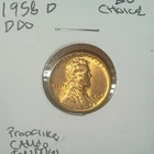 1958-D Denver Mint Lincoln Wheat Small Cent Doubled Die Obverse Proof-Like RD