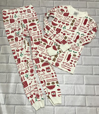 Hanna Andersson Christmas Pajamas Size 8 130cm Get Baking Cookies 100 Cotton