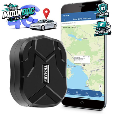 GPS Tracker 4G Stark Magnetisch Wasserdicht Echtzeit Ortungsgerät für Auto LKW