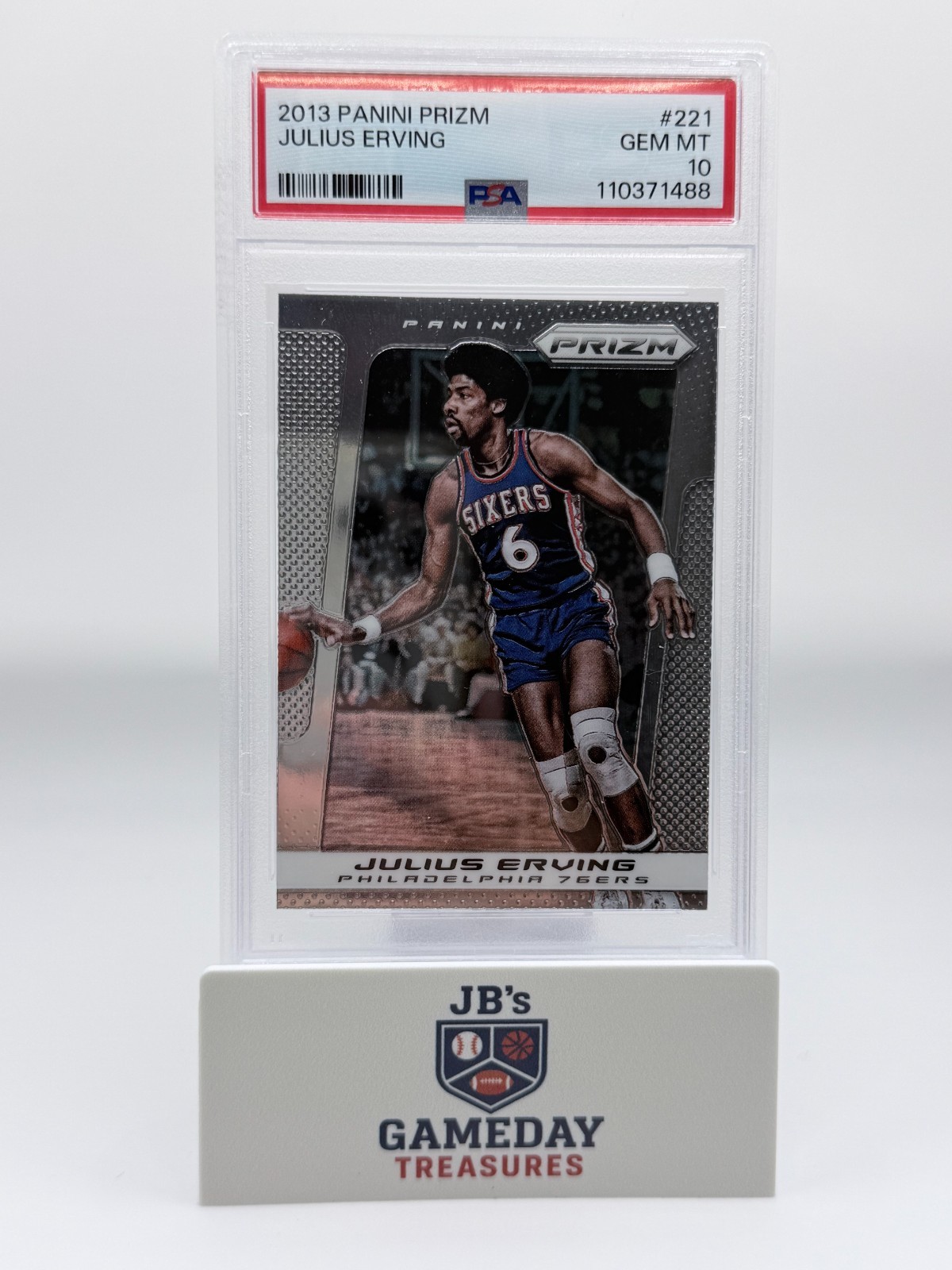 2013 Panini Prizm Julius Erving PSA 10