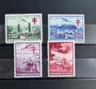 YUGOSLAVIA 1940 Fight Against Tuberculosis - Airmail Issue of 1937 Surcharged