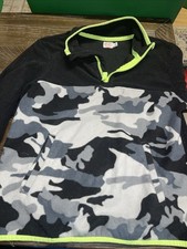Boys Camo Pullover Youth Large