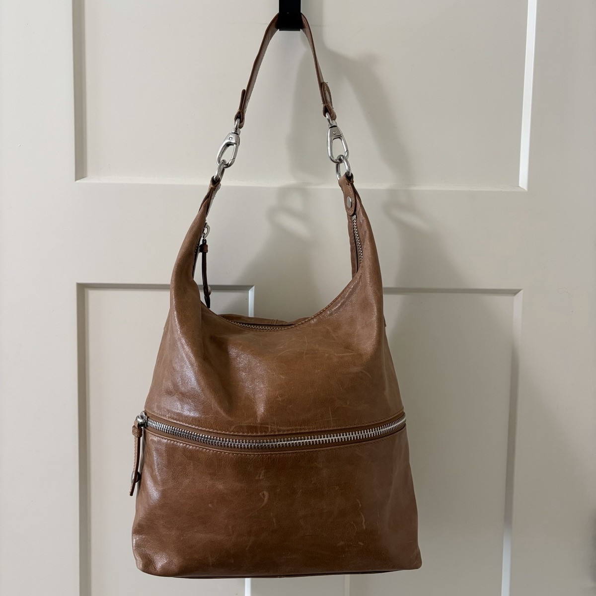 Hobo International The Original Shoulder Bag Brown Leather | eBay