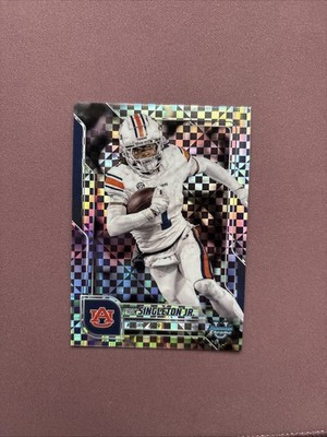 2025 Bowman Chrome U Football X-Fractor Eric Singleton Jr.