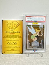 RARE MBA GOLD PSA 10 2023 Topps Chrome Disney 100 Tinkerbell Gove Wave /50 