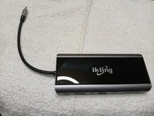 ikling USB C Hub, 15-in-1 USB C Docking Station to HDMI, VGA, Wireless Charger..