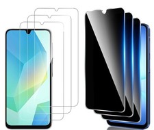 3-Pack Tempered Glass Screen Protector Clear / Privacy For Samsung Galaxy A17 5G