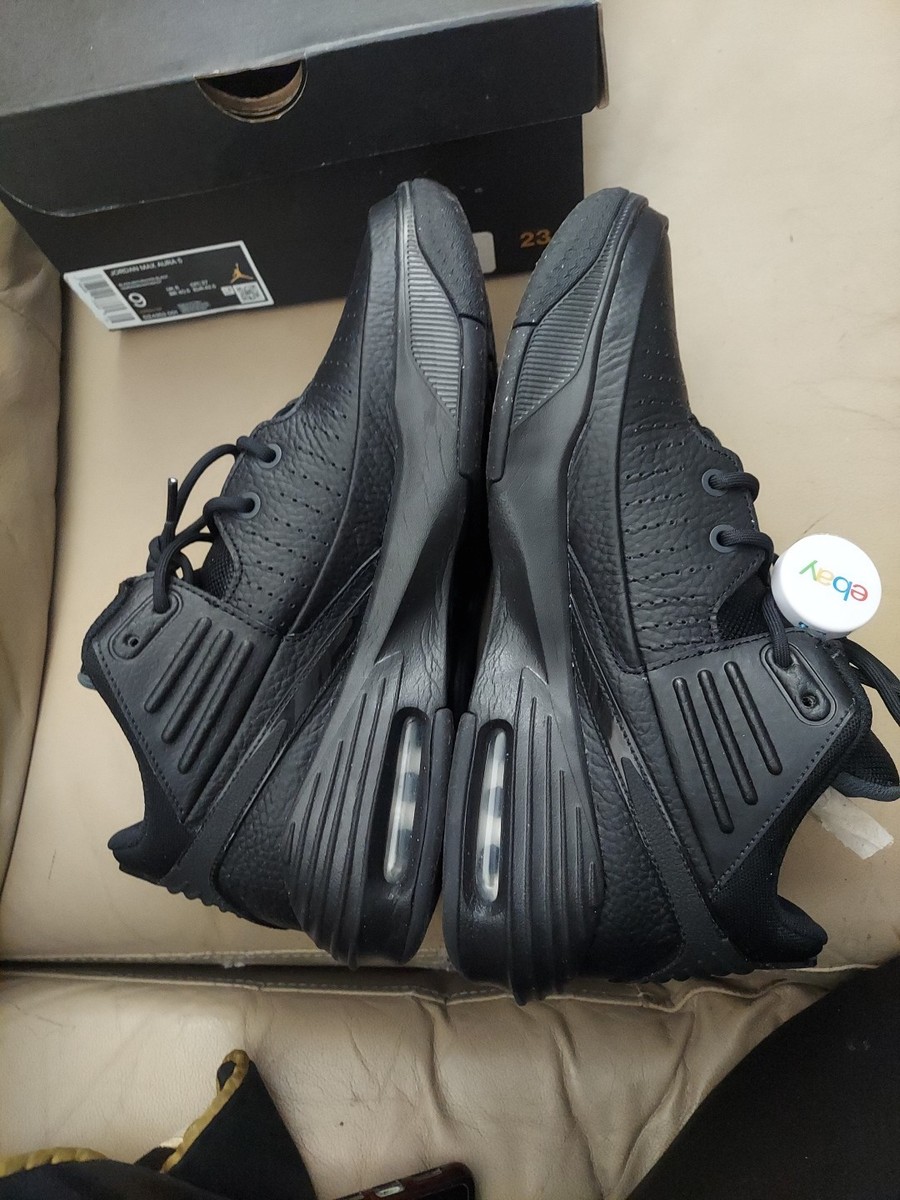 Nike Air Jordan Max Aura 5 Shoes Triple Black DZ4353-001 Men's