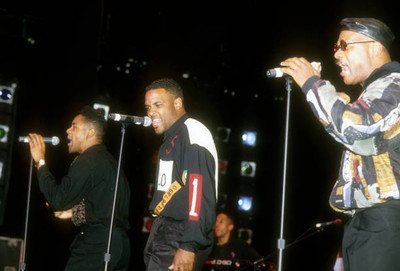 The Dazz Band perform in concert on January 10 1994in New York Cit- Old Photo 4