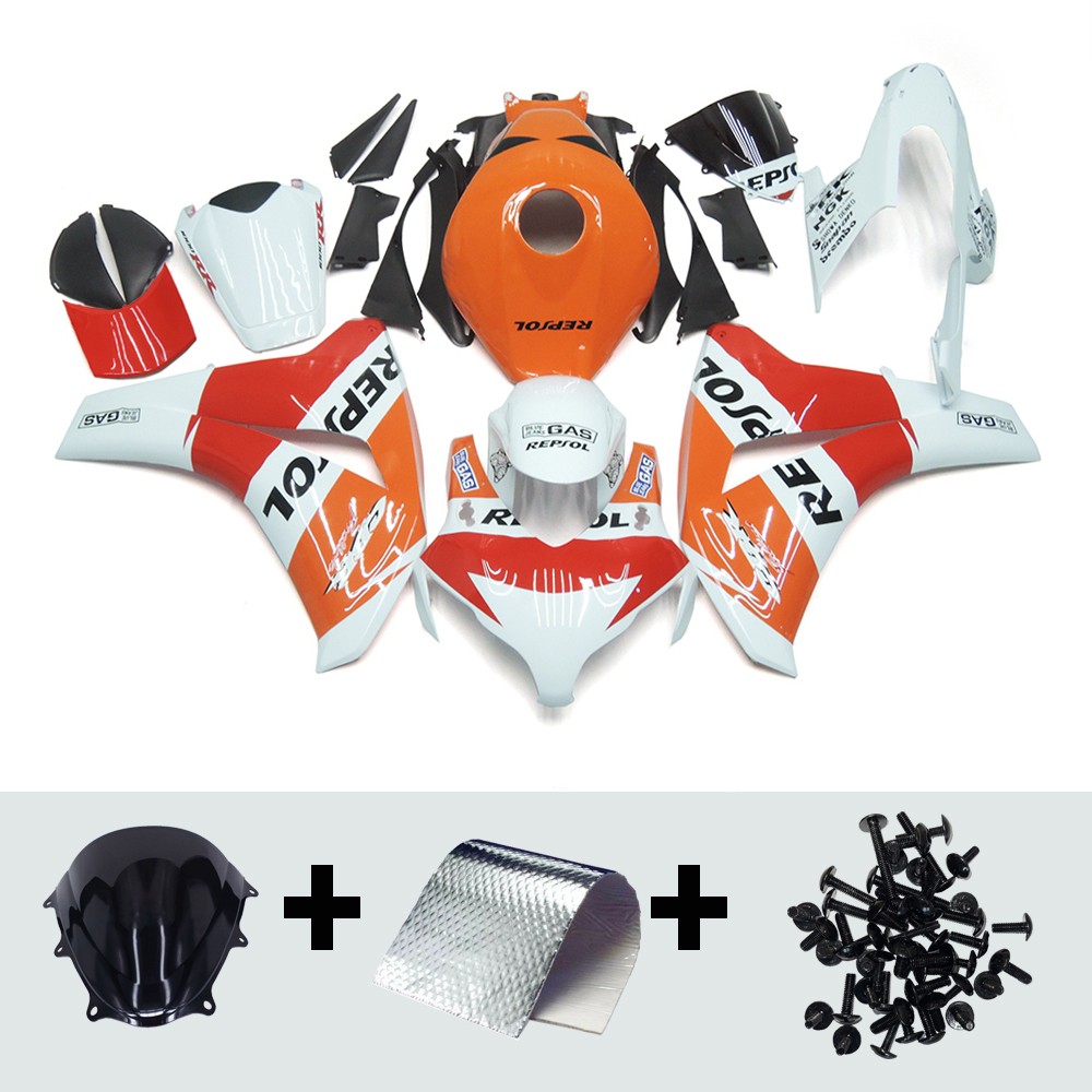 White Orange Red ABS Fairings for Honda CBR1000RR 2006 2007 Bodywork Cowls Kit