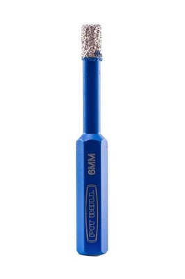 PIT BULL DDB6   6mm Trocken Diamant Fliesenbohrkrone (wachsgefüllt)