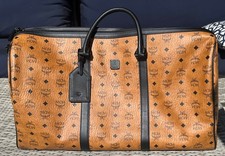 Brand New   MCM Ottomar Weekender Bag Cognac ...