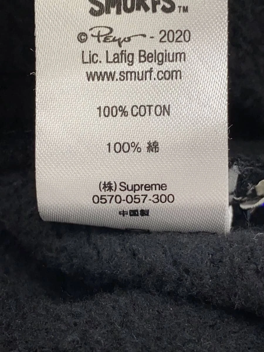 Felpa con cappuccio Supreme 20AW Puffi S cotone nero