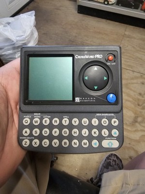 Oregon Scientific CrossWord Pro Handheld Electronic game LB1000B Handheld