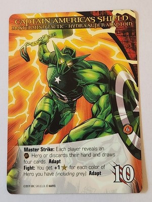 HYDRA SUPER-ADAPTOID Marvel Legendary MASTERMIND TACTIC CAPTAIN AMERICA SHIELD