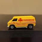 1974 Vintage Hot Wheels Blackwall Super Van Paramedic Yellow Ambulance Hong Kong