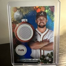 2025 Topps Holiday - Relics Spencer Schwellenbach #PR-SSC Blue Metallic /299🔥