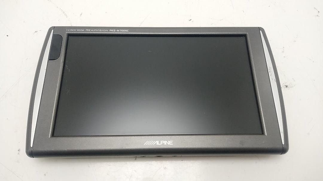 ALPINE 7インチバックモニタ PKG-M700SC 7型WVGAリアビジョン | カー用品 アルパイン(ALPINE Japan)
