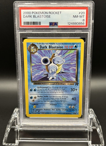 Dark Blastoise (Unlimited) graded PSA 8 for sale on eBay