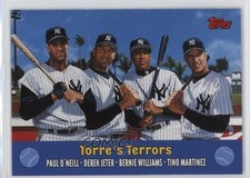 2000 Topps Combos Paul O'Neill Derek Jeter Bernie Williams Tino Martinez HOF 5w0
