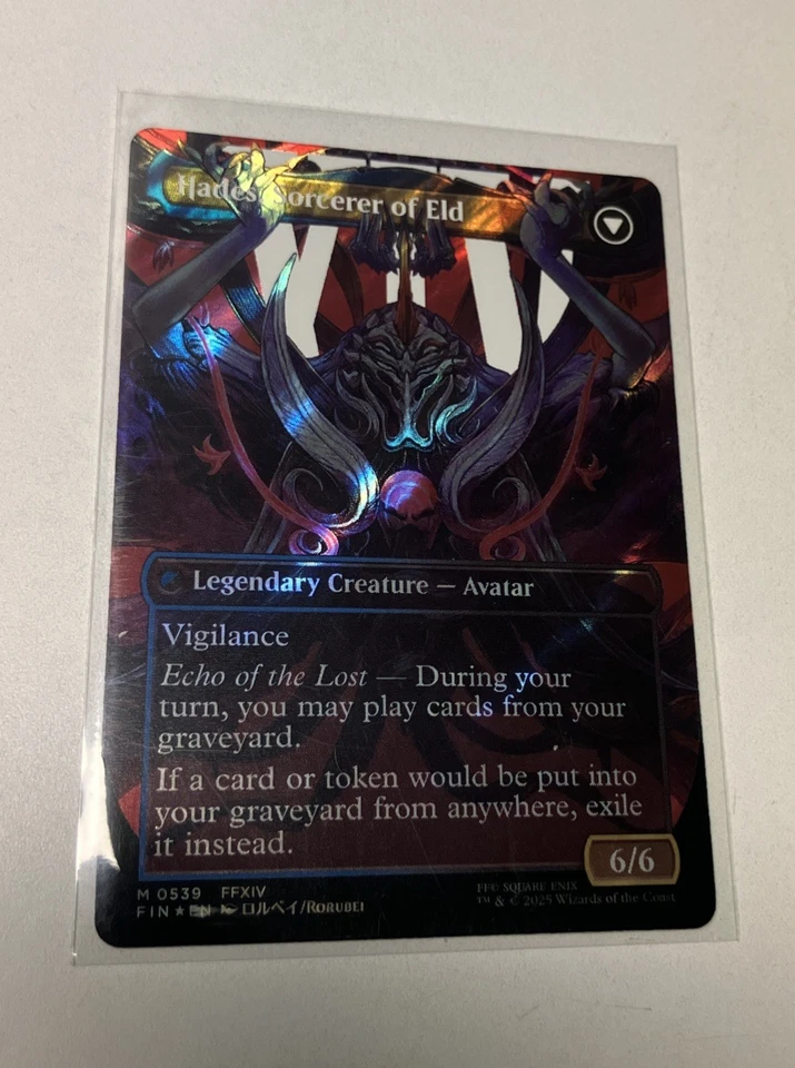 Emet-Selch Unsundered 539 SURGE FOIL Borderless Final Fantasy MTG Card NM - Image 4 of 4